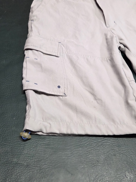 **No Boundries Men's Beige Cargo Shorts - Lightweight Summer Utility** - Picture 4 of 9